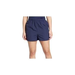 DSG Women’s Notched Woven Shorts Navy Athletic Running Size L 3” Inseam NWOT